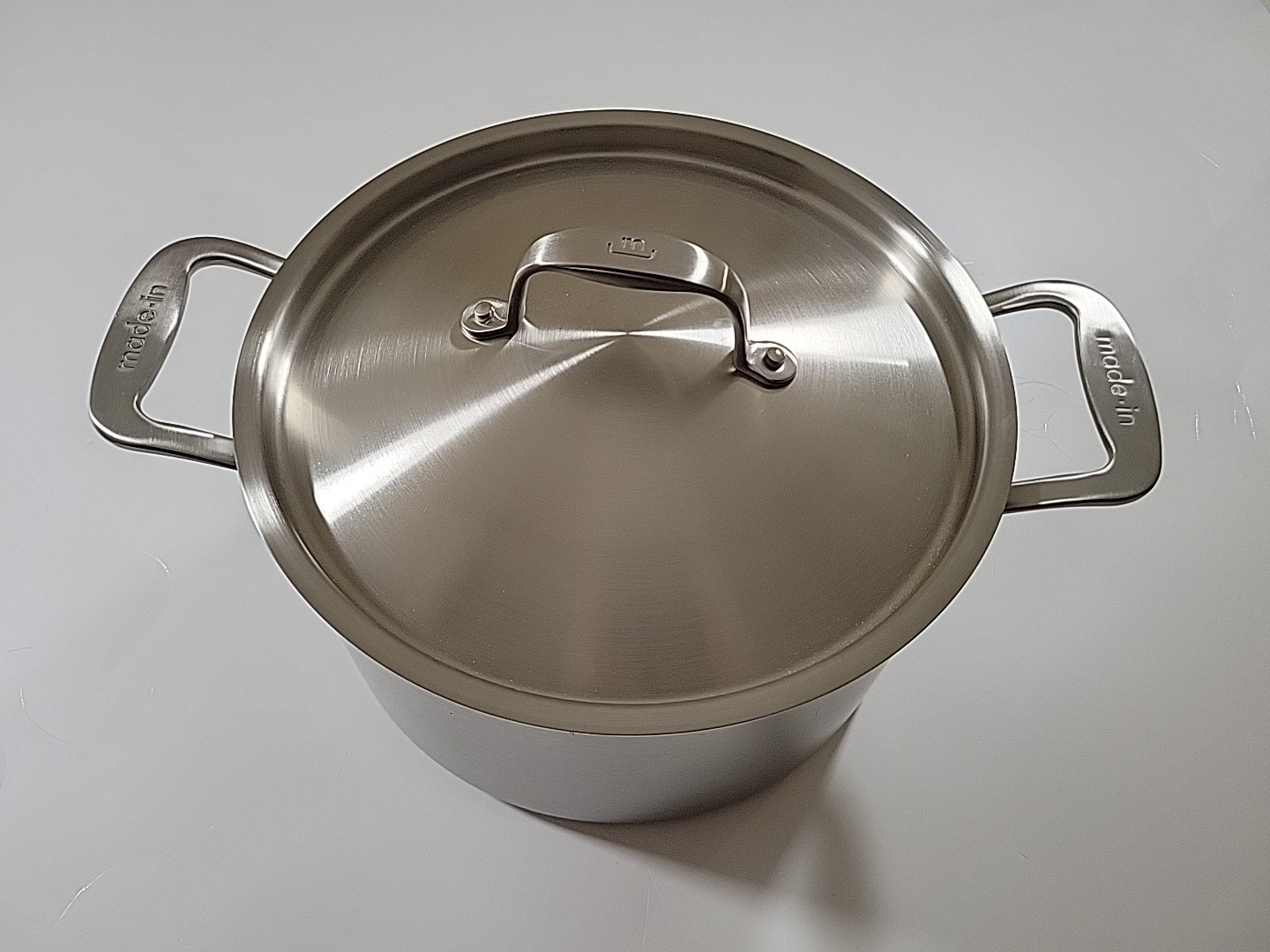 NEW Made In 8 Quart Stock Pot with Lid – Stainless Steel & Non Stick Inside