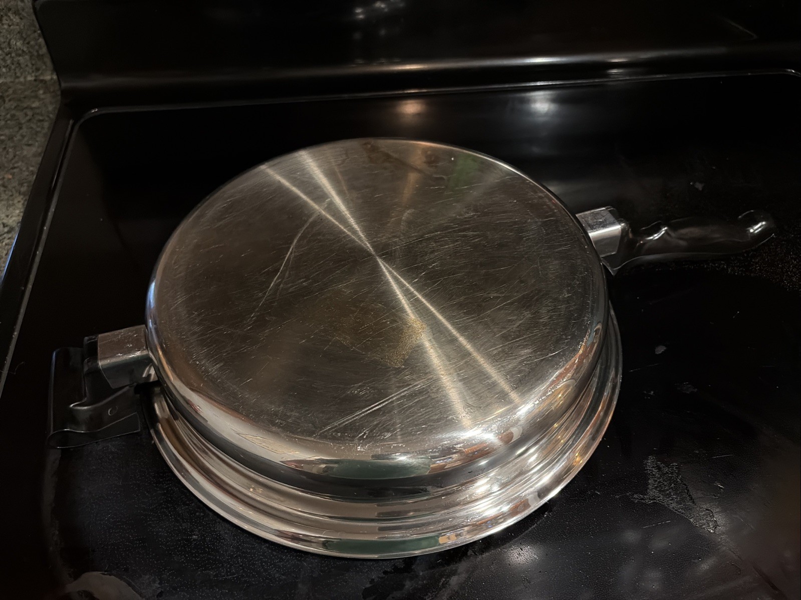 New Era 5 Ply Stainless Steel Skillet Sauce Pan Pot Cookware AlCore 10” USA Made