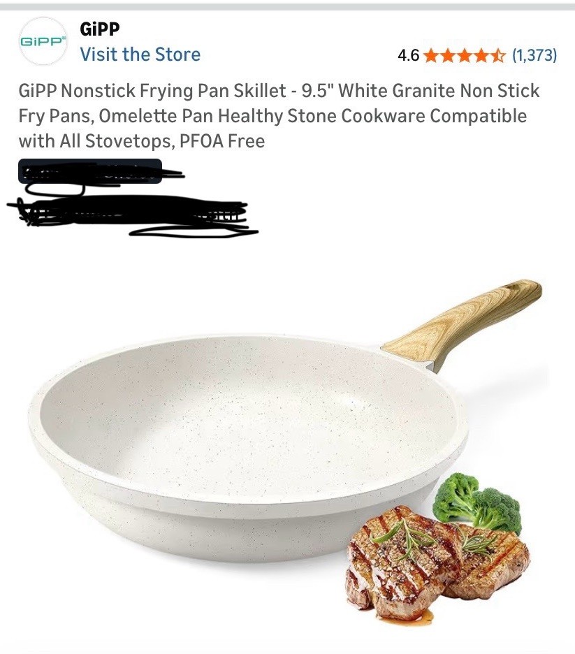Non Stick Frying Pan Skillet,Healthy Stone Cookware PFOA Free Granite Chef 10″