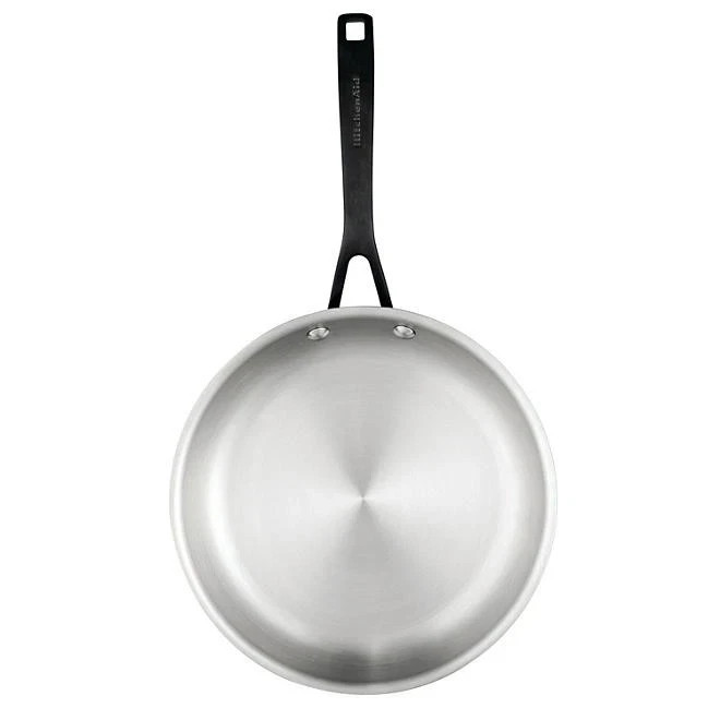 KitchenAid 5 Ply Clad Stainless Steel 9-Piece Cookware Set, Polished Stainless S