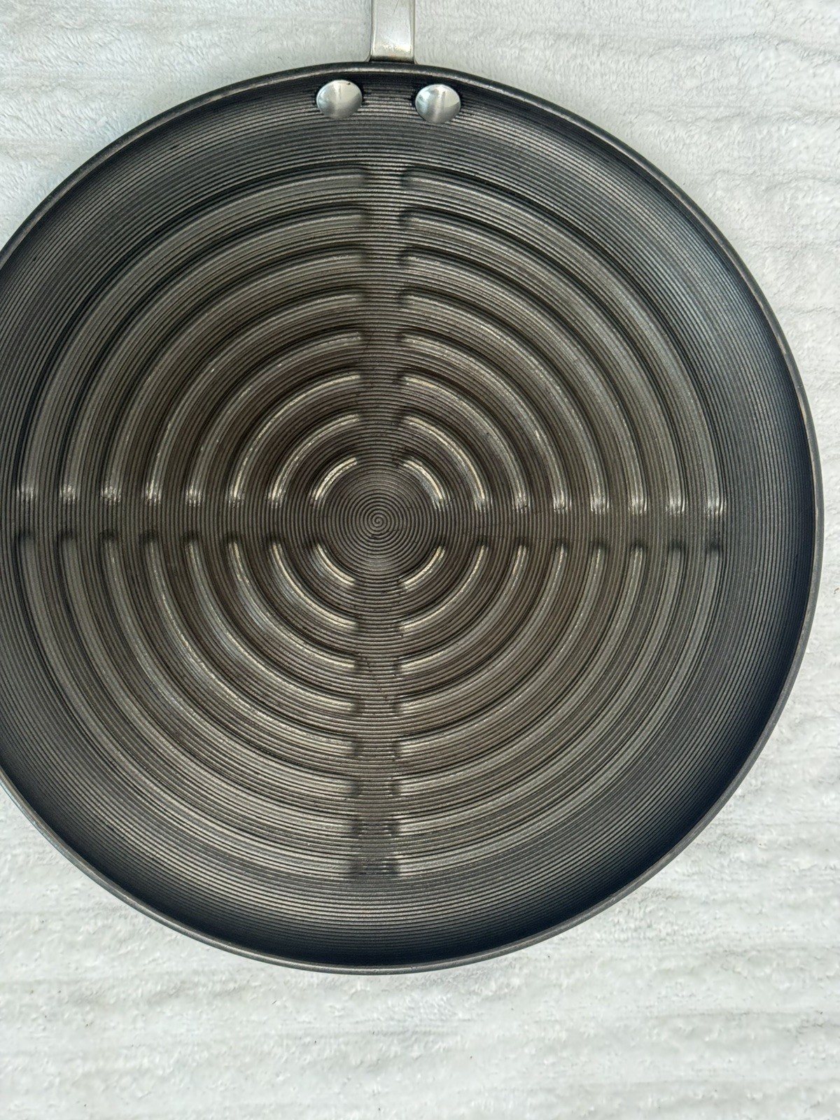 Circulon 12″ Pan Non Stick Hard Anodized Circular Flat Skillet Grill Griddle Pan