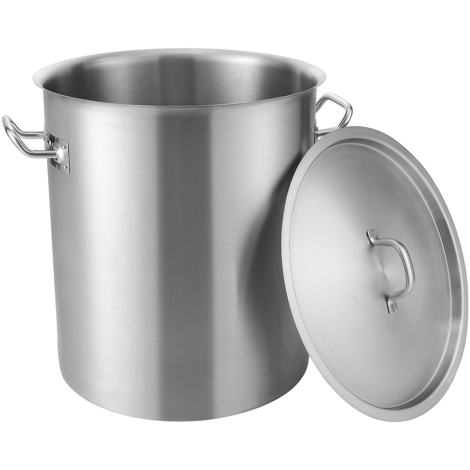 Uimoso Stainless Steel 42 Quart Stockpot with Lid for Cooking and Kitchen Use