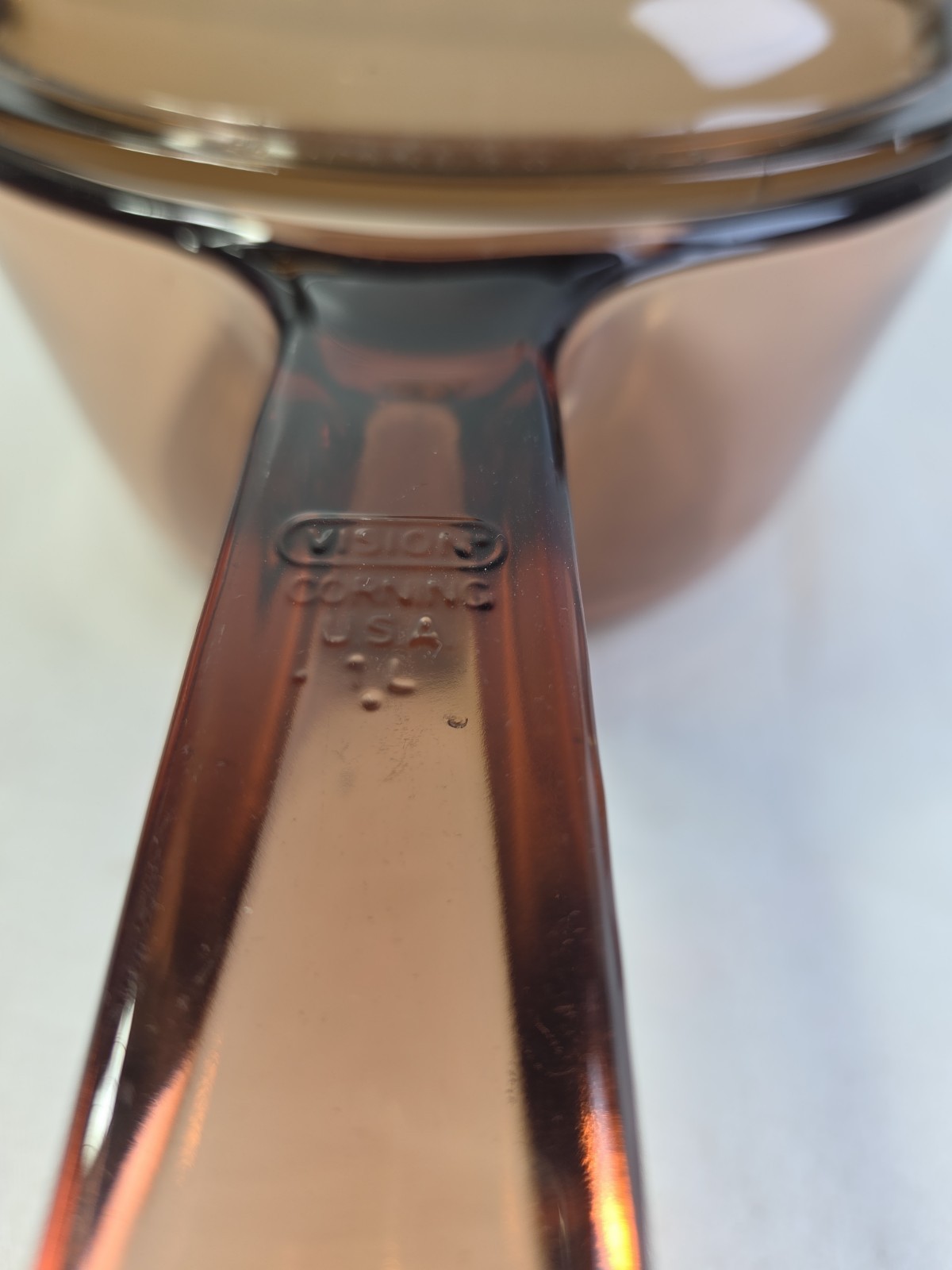 VISIONS Pyrex G.V-1-C Glass Saucepan Brown Transparent With Lid Two-Piece Set
