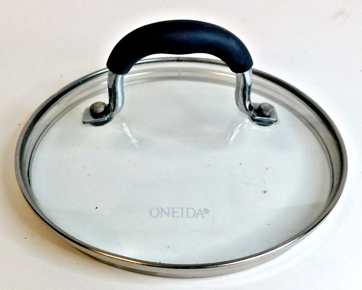 Oneida Replacement Glass Saucepan Lid OD 6 5/8″ ID 6 1/8″ Diameter Tempered