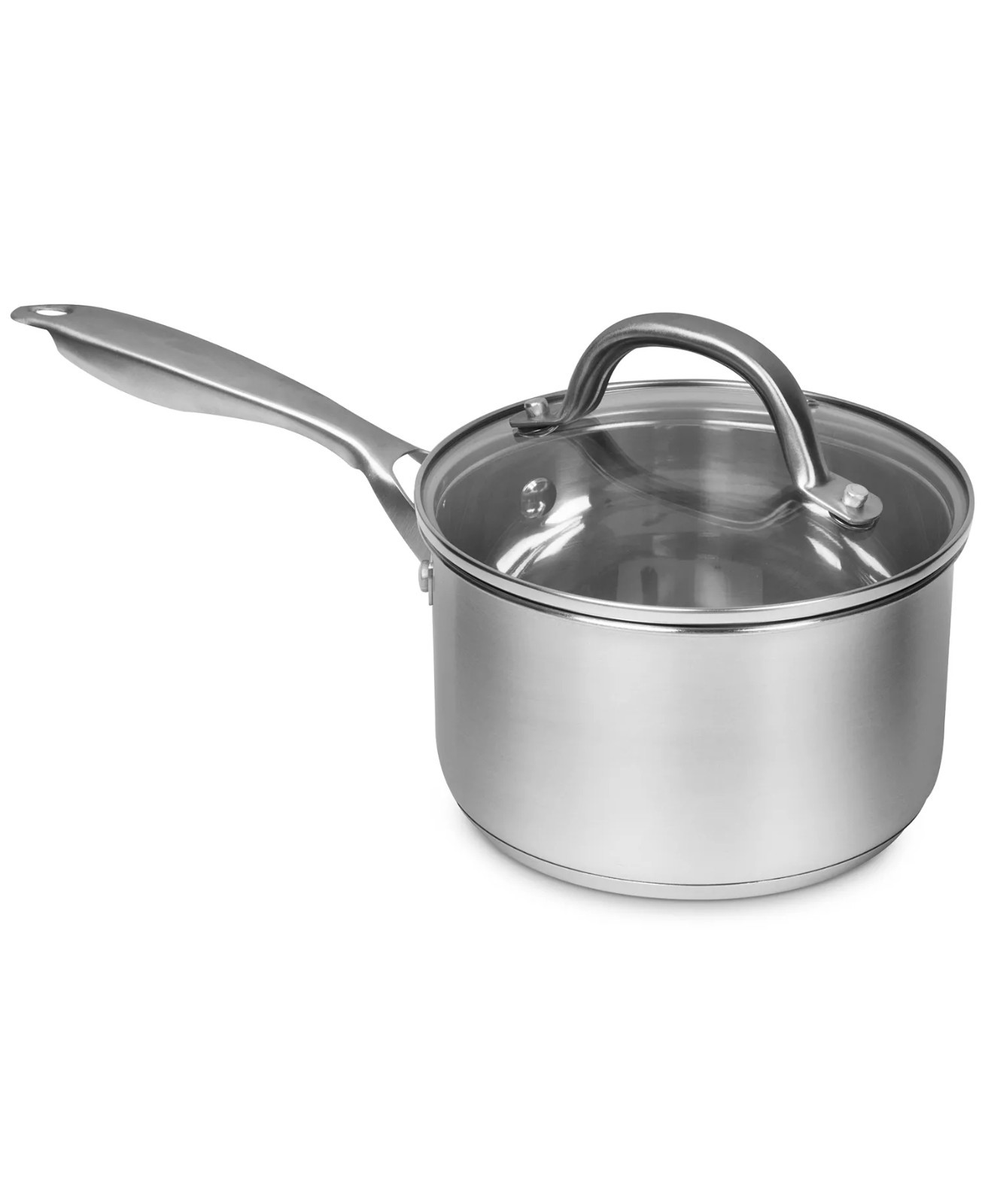 56$ Sedona Kitchen Pro Stainless Steel 3.5-Qt Saucepan with Draining Lid Silver