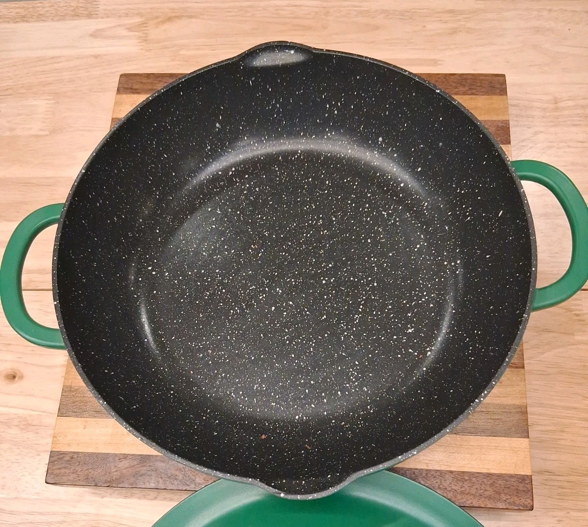 3 Pc Curtis Stone 11″ Dura-Pan Nonstick Cast Aluminum All Day Pan—Green Look