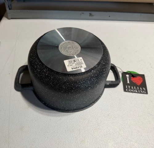 Olympia Hard Cook 7.9 Inch Round Non-Stick PFOA-Free Die-Cast Aluminum Casserole