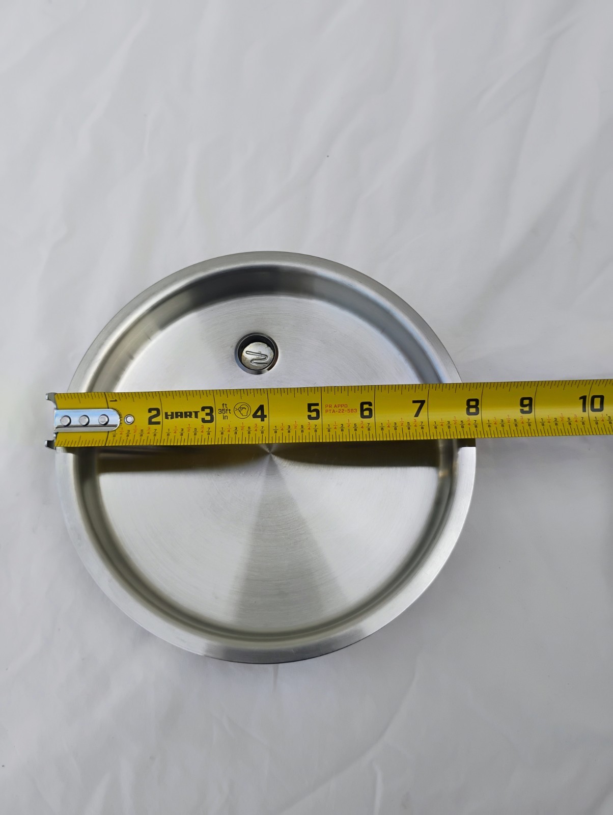 Vintage Saladmaster Stainless Steel Replacement Lids 7-5/8″ & 8-5/8″ Lot of 2