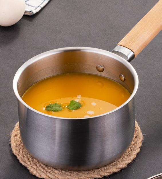 34.5×17.3x15cm Stainless Steel Milk Pot for Home Kitchen Cooking Needs
