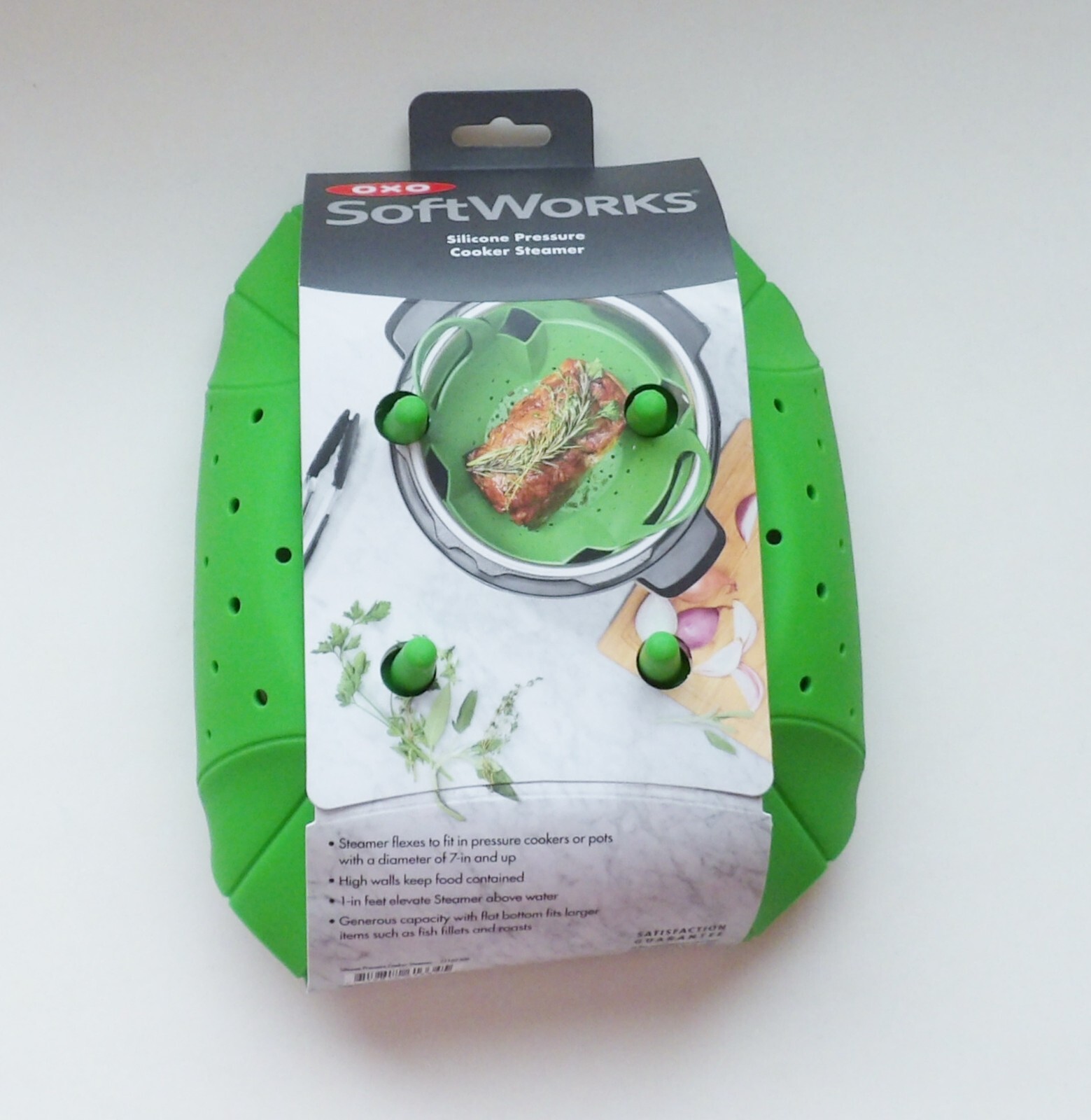OXO Soft Works Silicone Pressure Cooker or Standard Pot Steamer Insert NWT