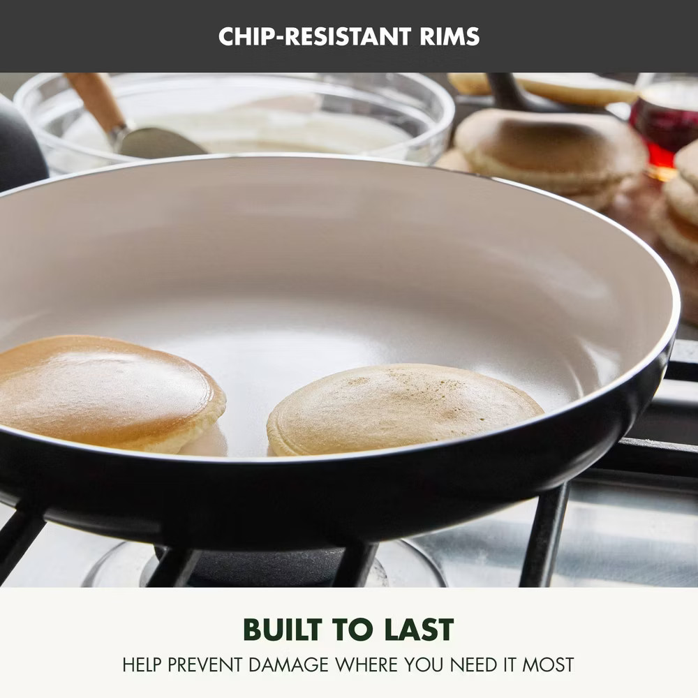 GreenPan Rio Advanced 10″ Ceramic Nonstick Fry Pan Black