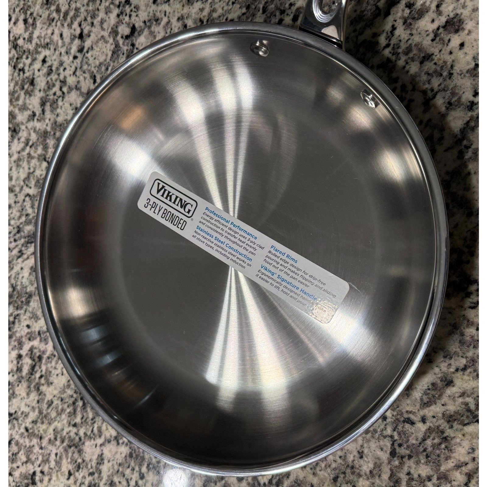 Viking 3-Ply Bonded Stainless Steel 10″ Fry Pan New With Tags