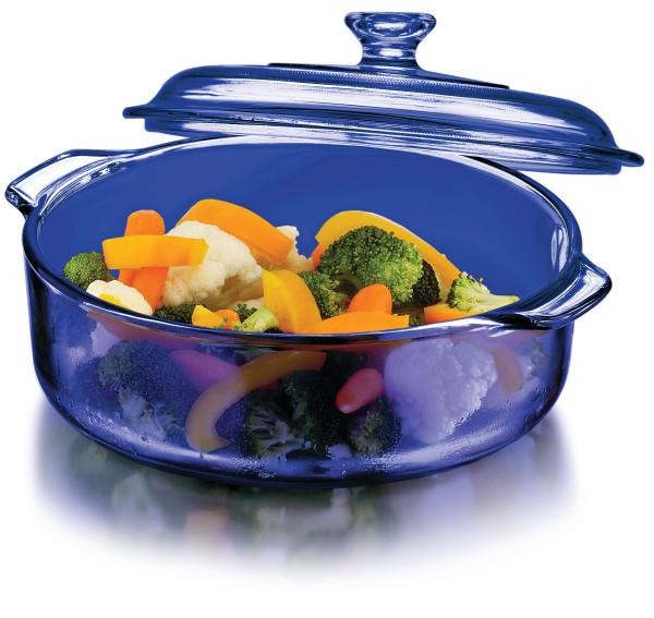 Libbey Baker’s Basics 3.2QT Cobalt Blue Casserole Baking Dish