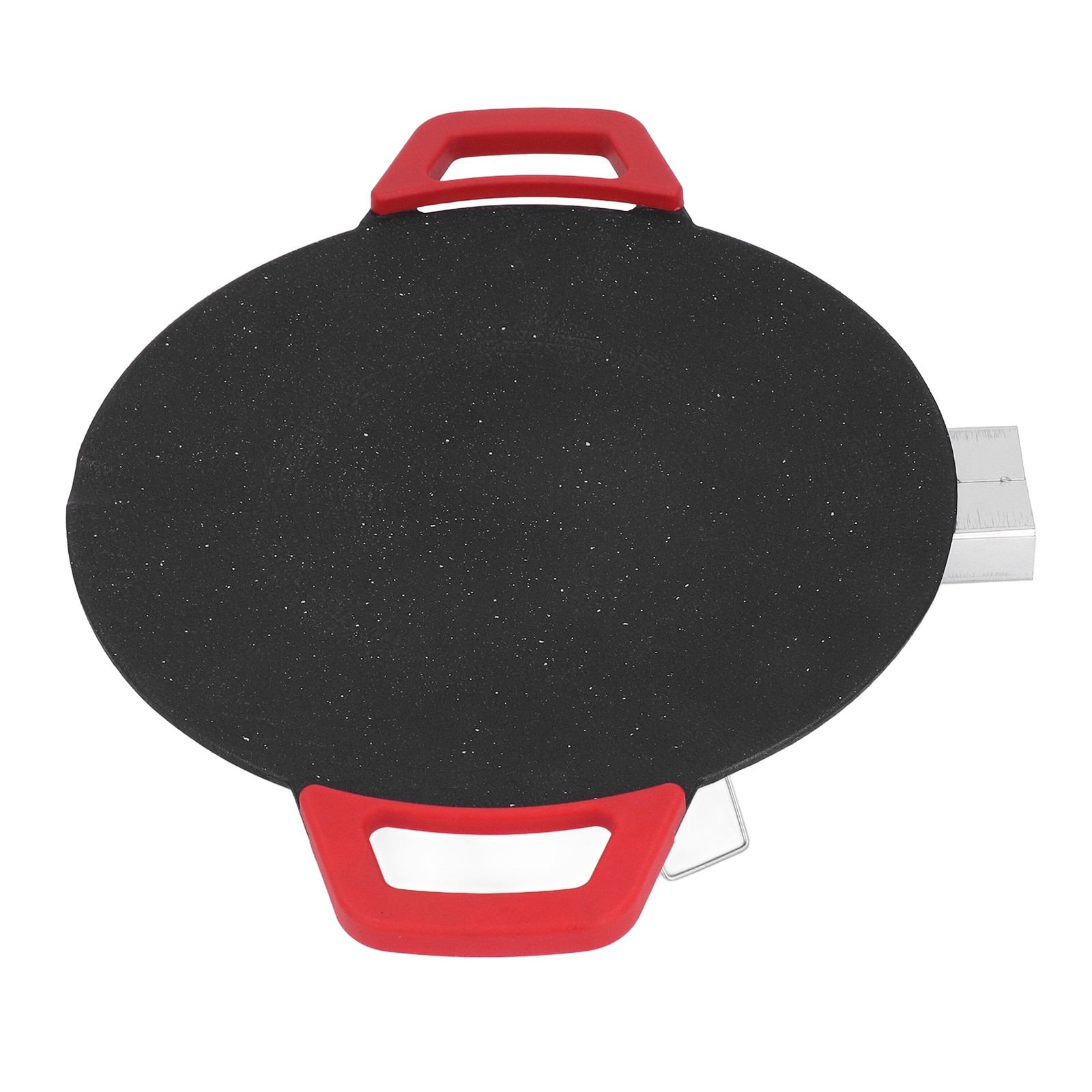 Round Korean Style Stovetop Smokeless BBQ Cast Grill Pan For Home Cooking