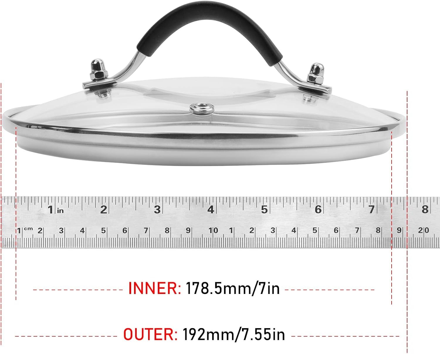 Cookware Cover, Dishwasher & Oven Safe up to 400F, Universal Replacement