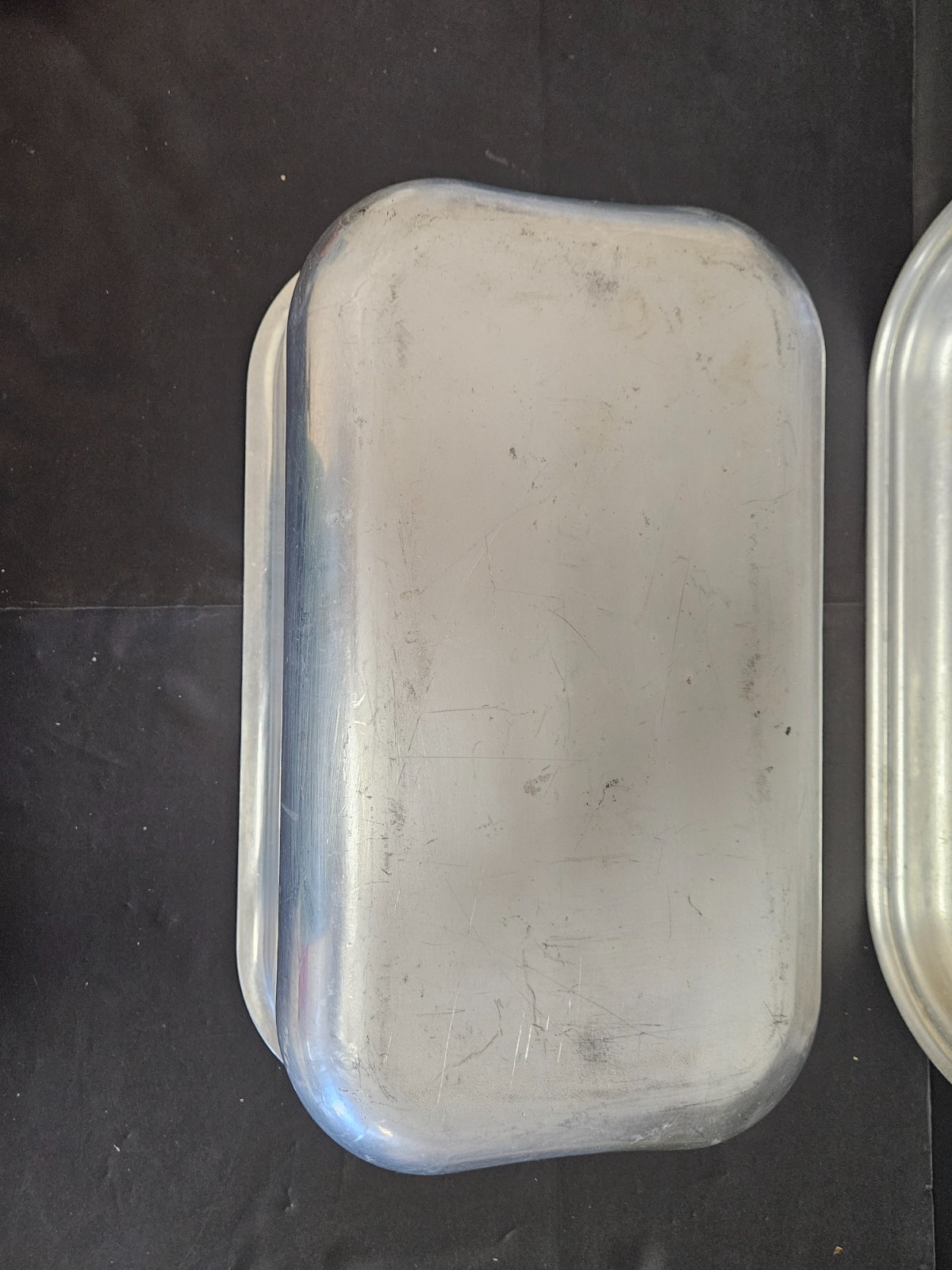Vintage Kitchen Craft Heavy-Gauge Aluminum 2-Piece Roaster, large