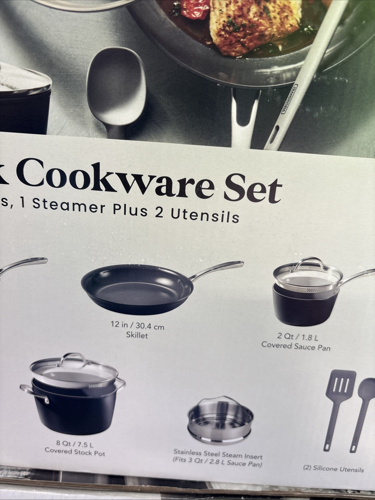 Tramontina 12-Piece Ceramic Non-Stick Pots & Pans Cookware Set