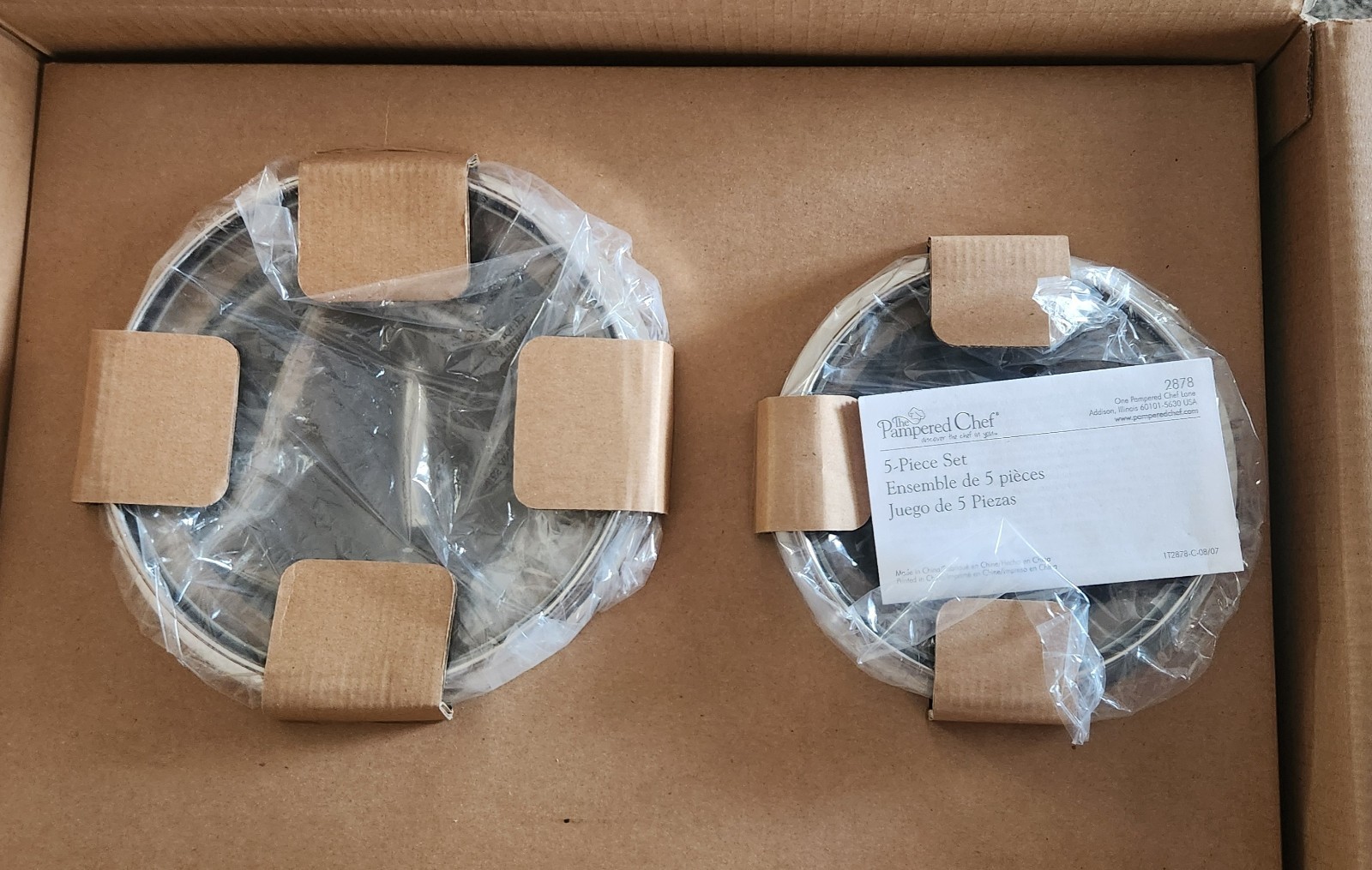 PAMPERED CHEFF STAINLESS STEEL SS 5 PC COOKWARE SET 2878 RETIRED NIB NEW