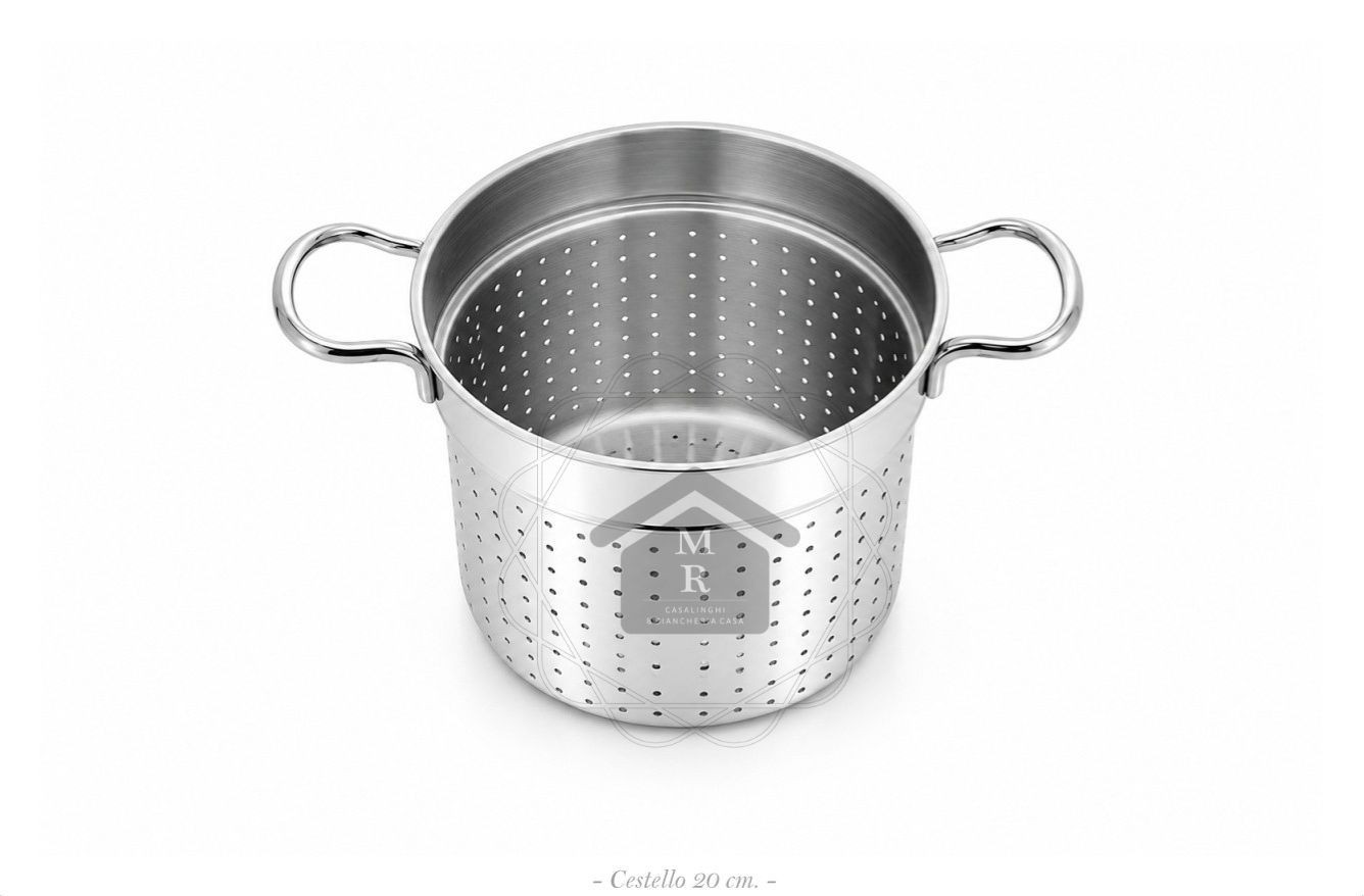 18/10 Stainless Steel Pasta and Vegetable Cooking Basket – Inoxtherm Collection