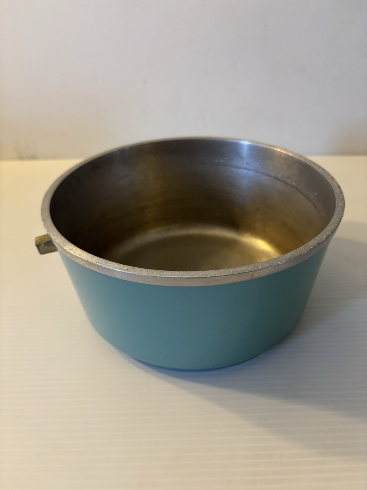 Vintage Club Aluminum 1.5 QT Saucepan Aqua Turquoise Teal NO LID or HANDLE