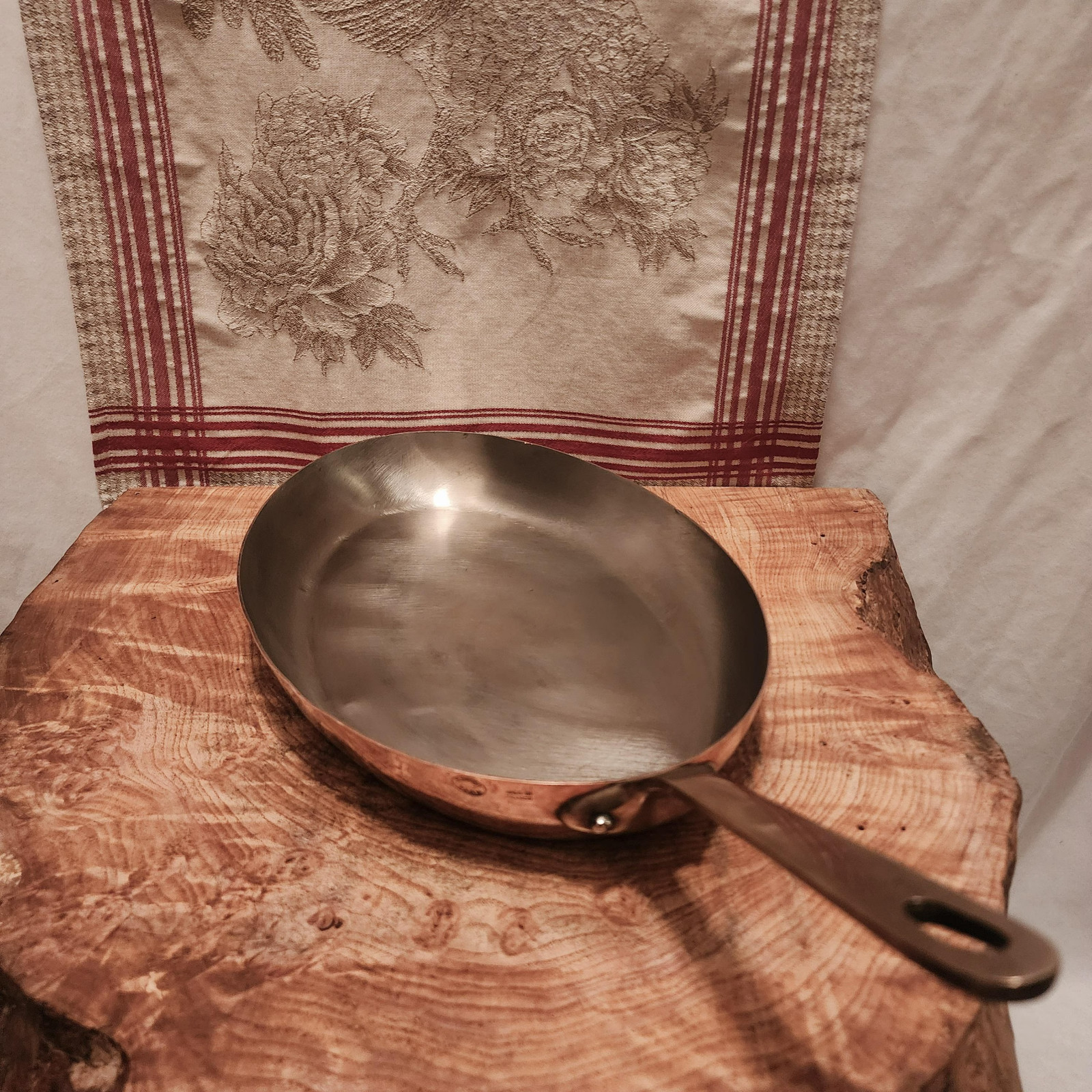 Made In France A.Simon Copper Fish Pan Stainless Steel 13.75×9.25in diameter 3lb