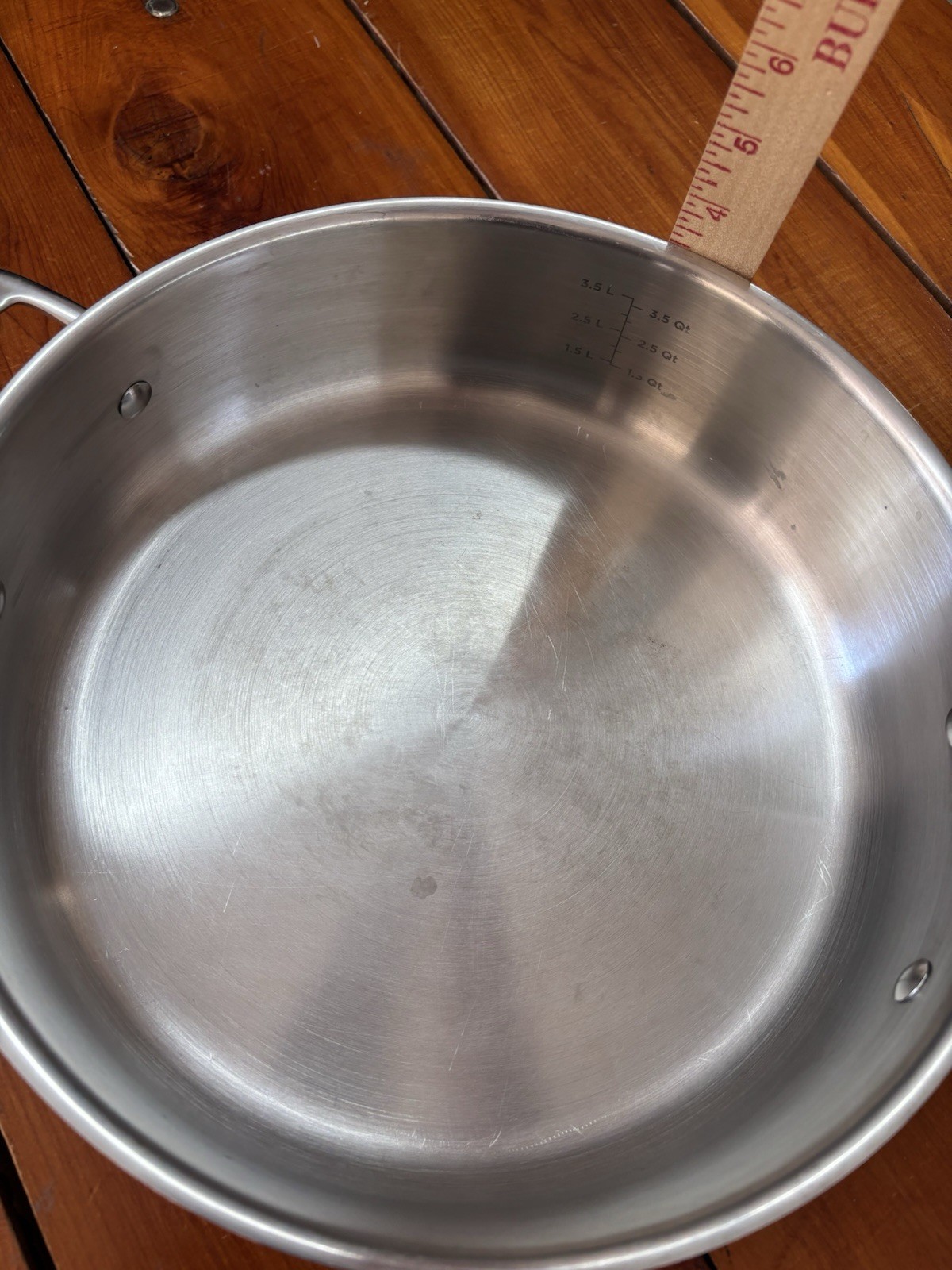 Viking Contemporary 3-Ply Frying Pan, 12 Inch Stainless Steel Kitchen Cookware,