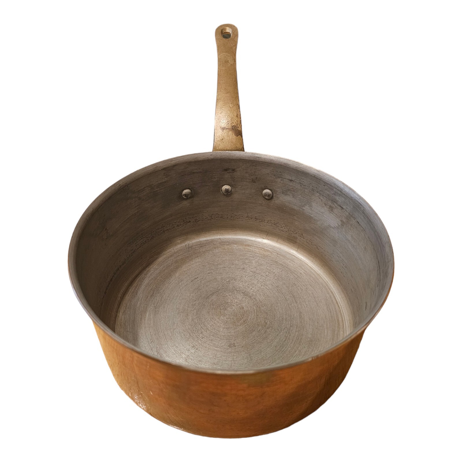 Vintage ODI Copper & Brass handled Pot Made in Korea 🇰🇷 7.5” (No Lid)