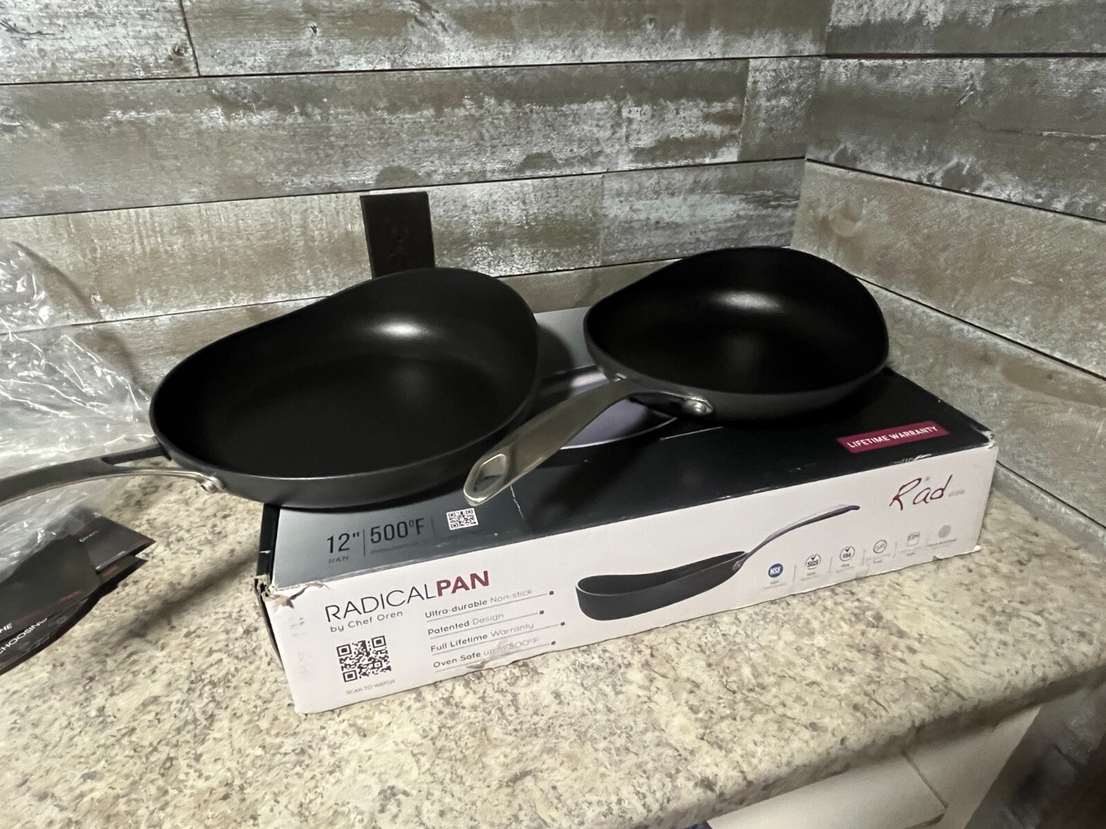 Radical Pan by Chef Oren Ultra-Durable Non-Stick Cookware 10″ and 12″ Pans