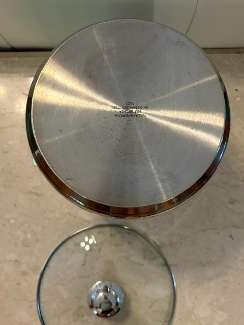 Williams Sonoma Kim/Korea 12 Quart Stainless Steel Pot 18/10 with Lid