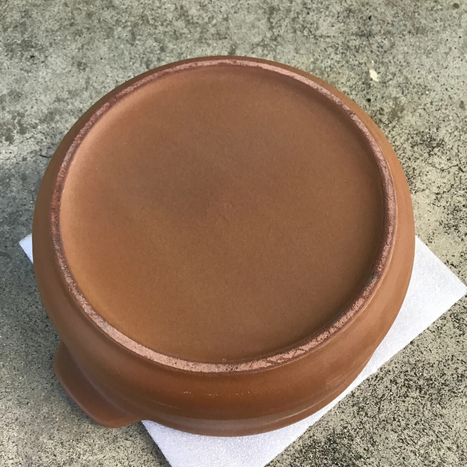 NEW Home Essentials 1.79 QT Brown Clay Pot Cookware For Gas Wood Oven Stoves
