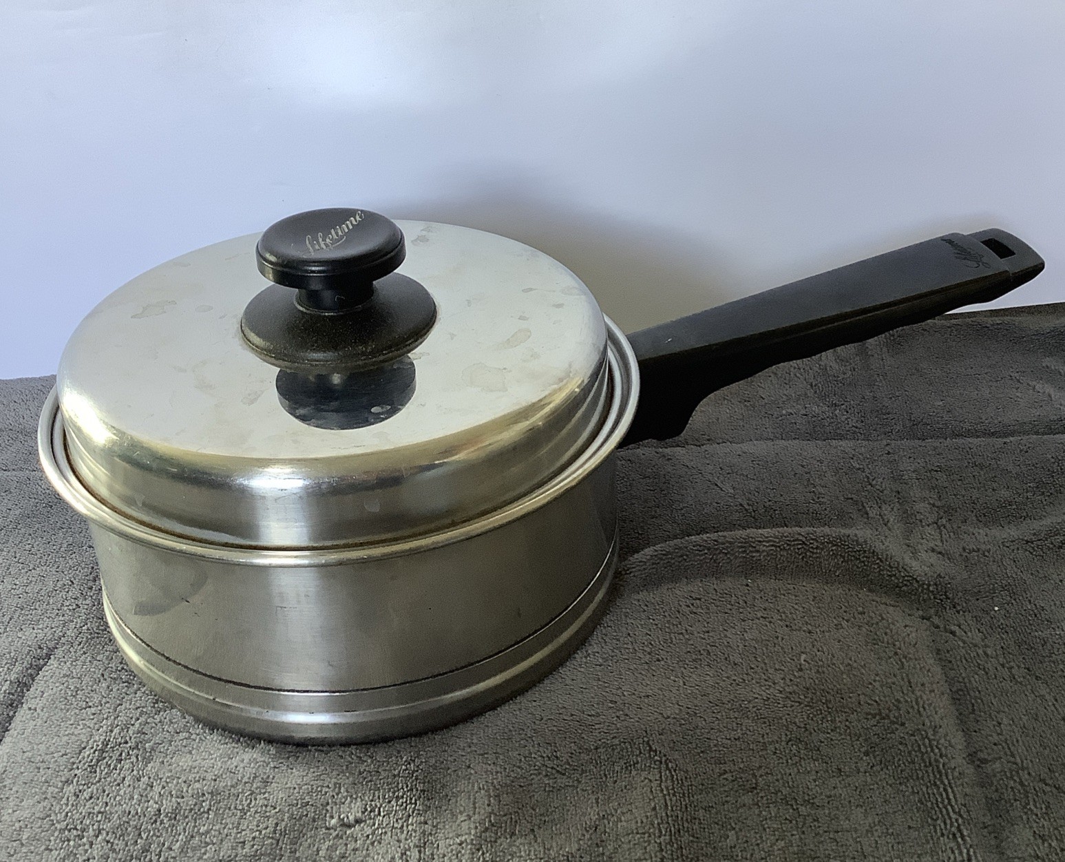 Lifetime Stainless 1.5 Qt Sauce Pan with Lid 7” 18-8 Multi Ply SS Sauce Pan