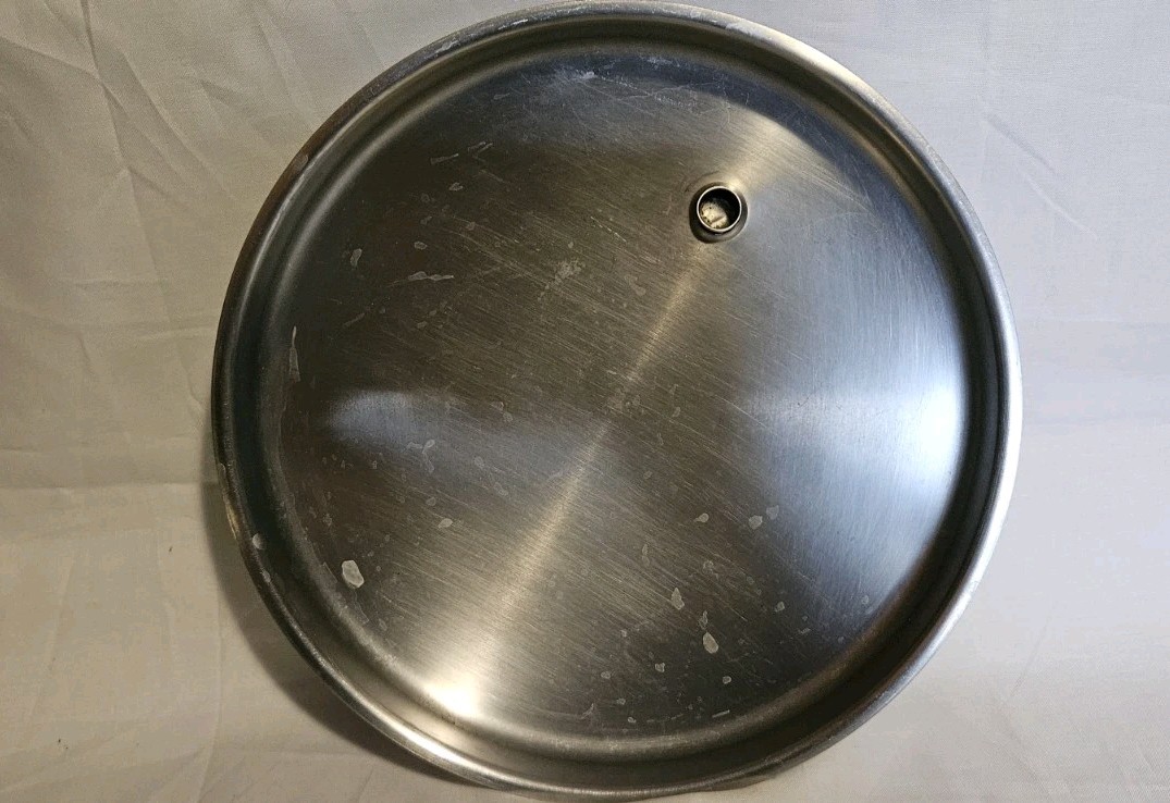 Saladmaster 6.5 Qt Tri-clad Stainless Steel Dutch Oven Stockpot Fry Pan Lid 18-8