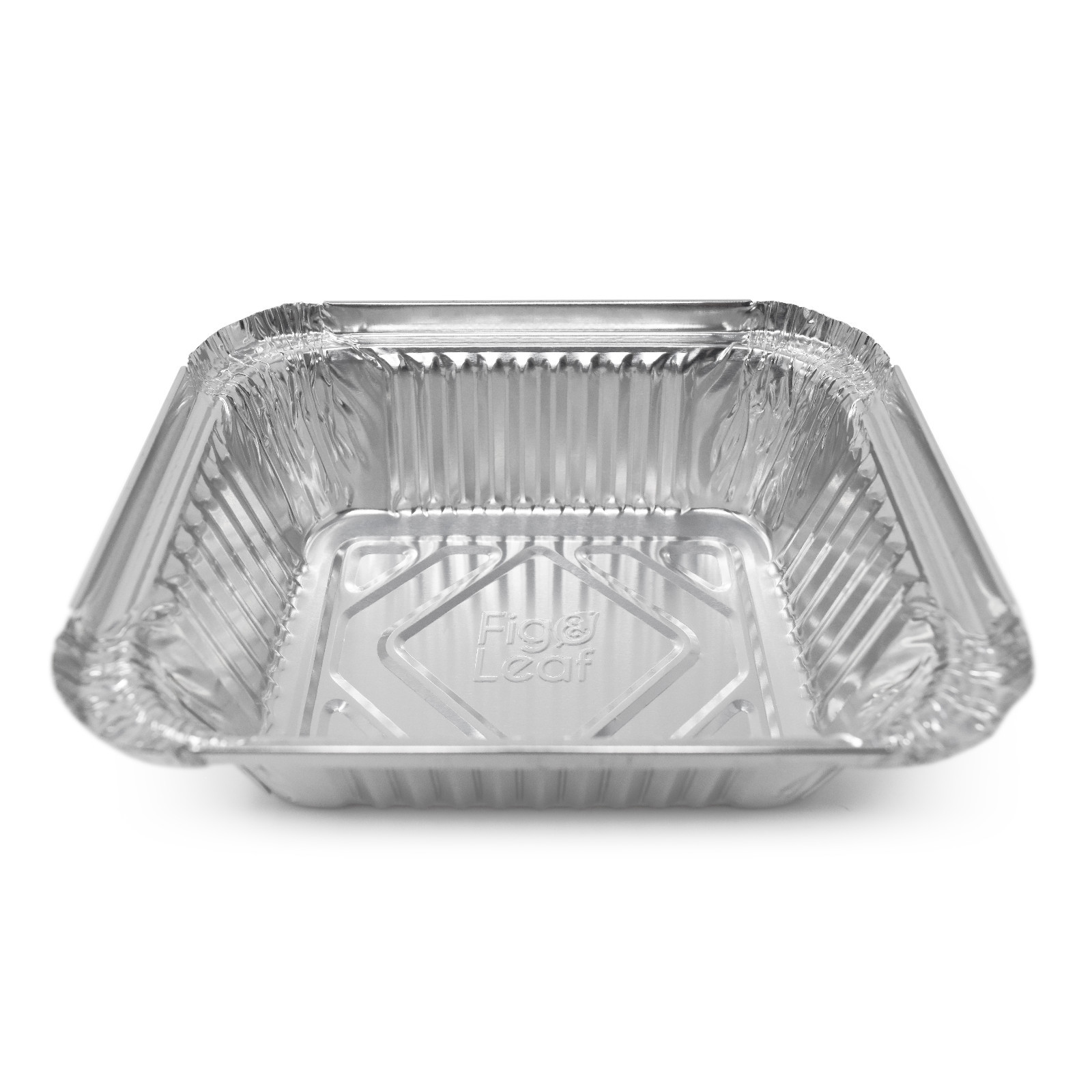 Fig & Leaf (480 Pack) Premium 1-LB Takeout Pans with LIDS – 5.6″ x 4.6″ x 1.9″