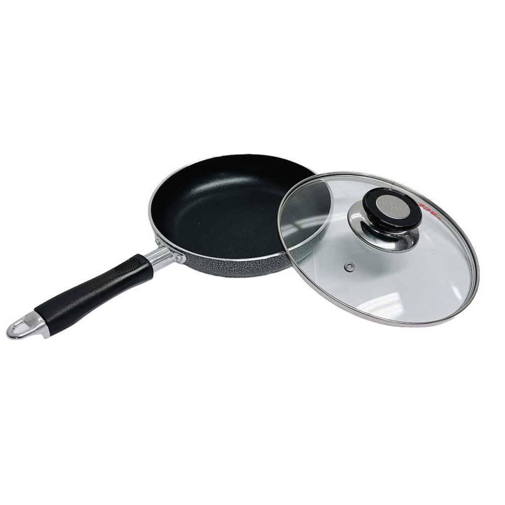 8″ (20CM) Non-Stick Coating Frying Pan With Lid Cooking Pot Cookware Kitchen