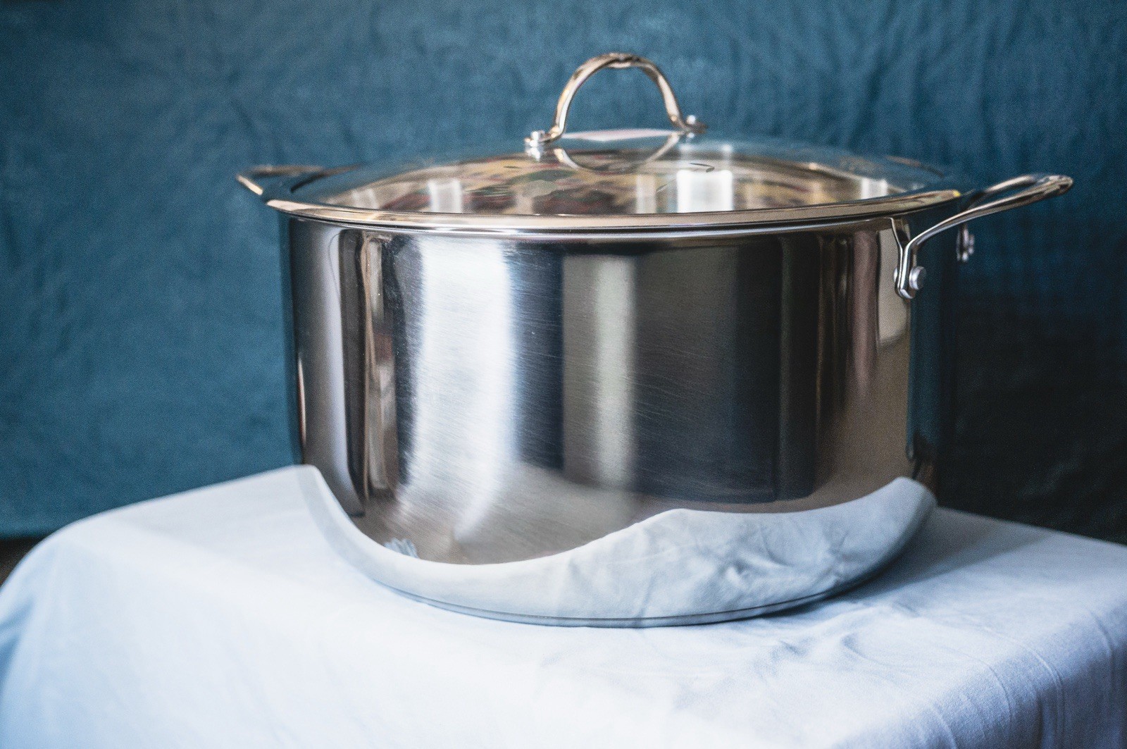 New Princess House Heritage Signature 15 Qt Stockpot w/ Lid & Steamer 3681