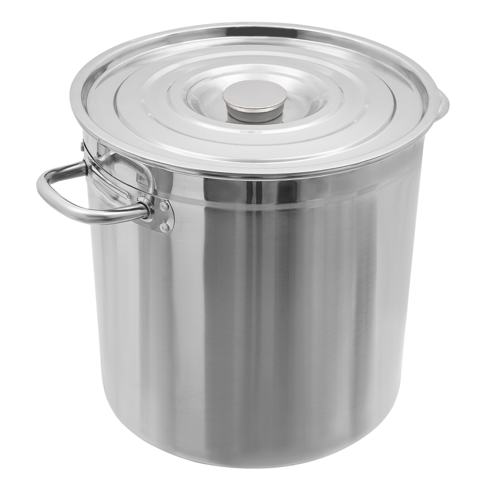 45CM 74L 201 Stainless Steel Stock Pot Outdoor Cooking Pot For Seafood Boiling