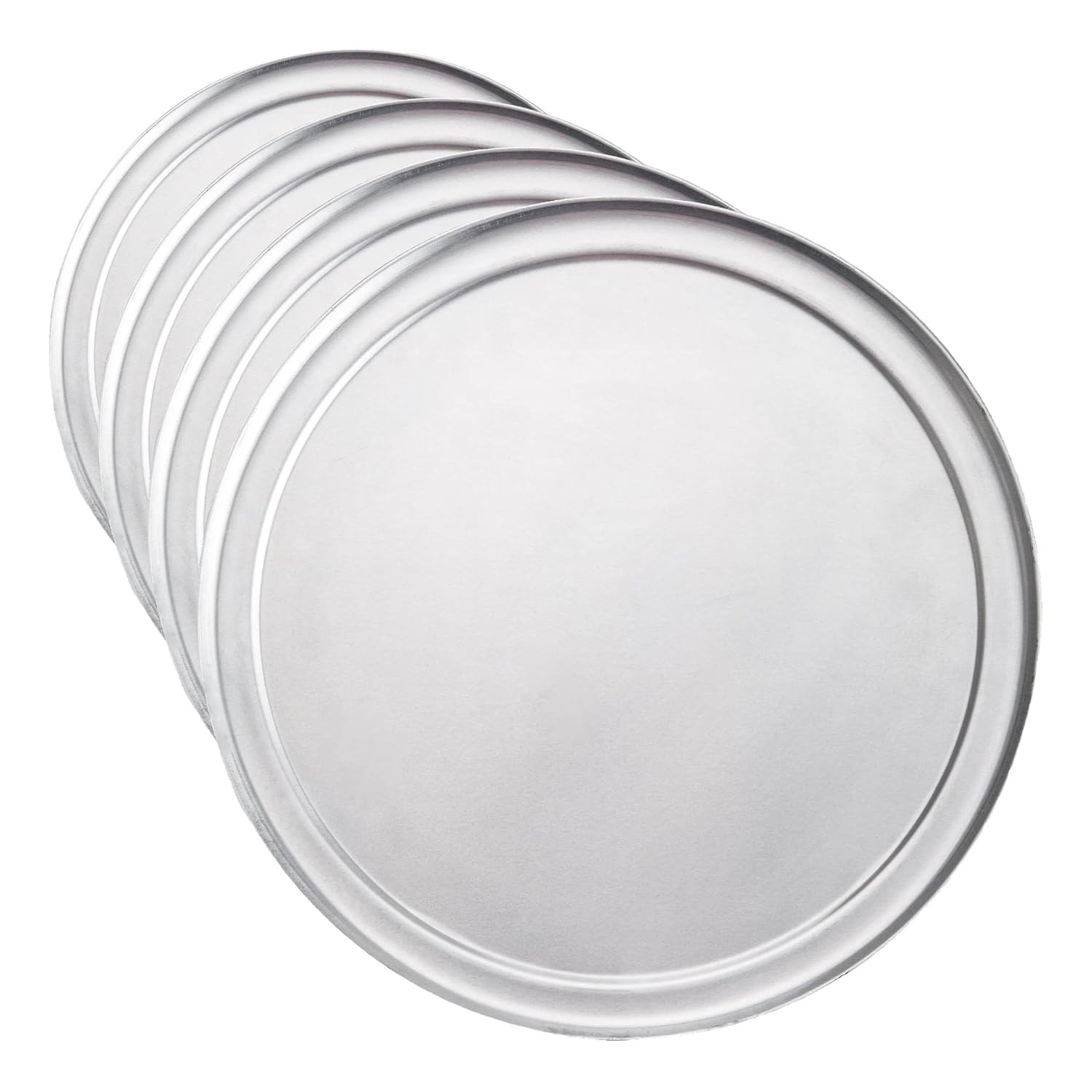 American Made 14 Inch Wide Rim Stainless Steel Commercial Cookware Pan