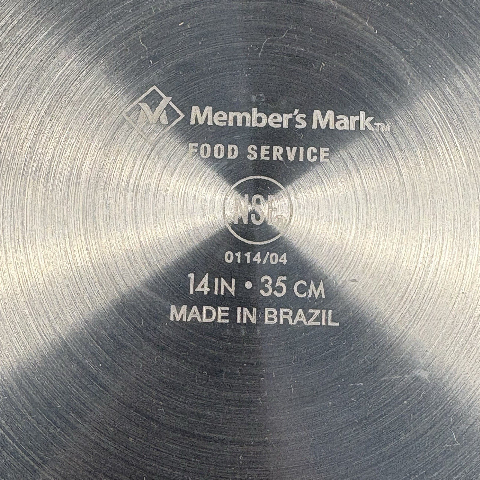 Member’s Mark 0114/04 14” Non Stick Fry Pan NSF Brazil NEW￼