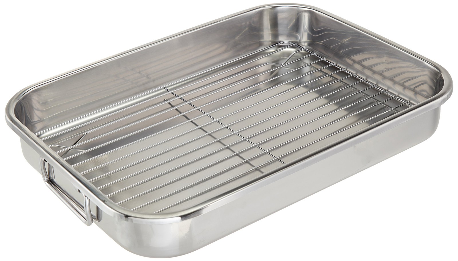 Roasting Pan 16.5″ X 12″ X 2.5″ Stainless Steel – All-in-One Lasagna & Serving