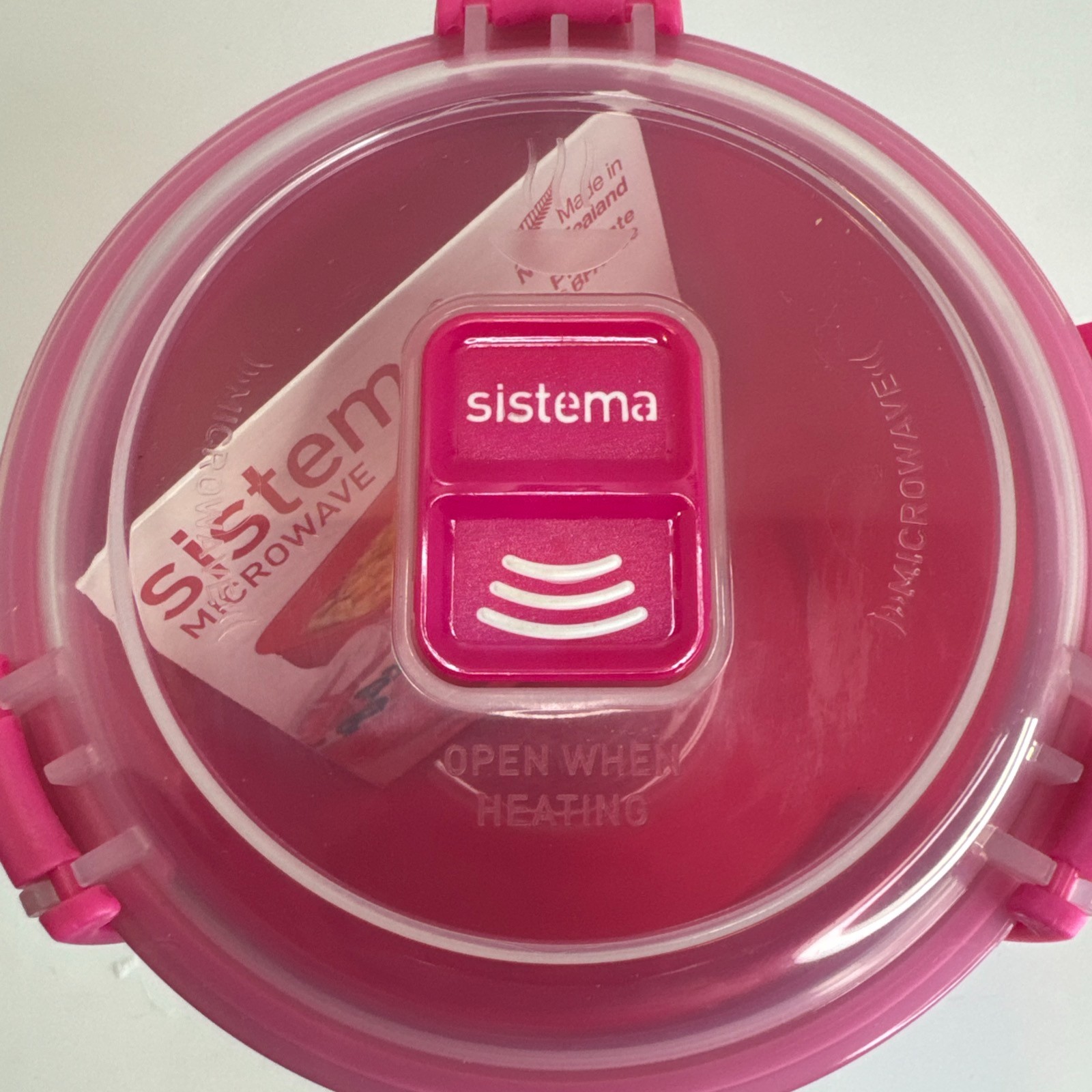 Sistema Microwaveable 900mL Soup Mug, Large Microwave Container w Steam Vent Lid