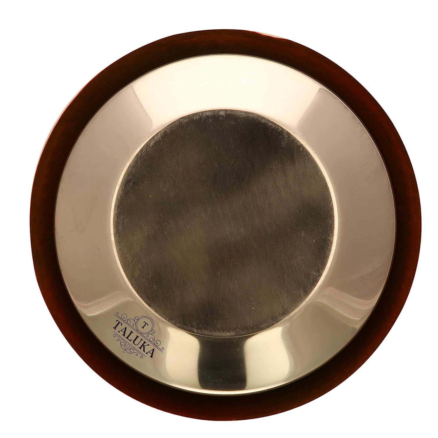 Stainless Steel & Copper Handmade Induction Friendly Cooking Dish (2.5 Liter)