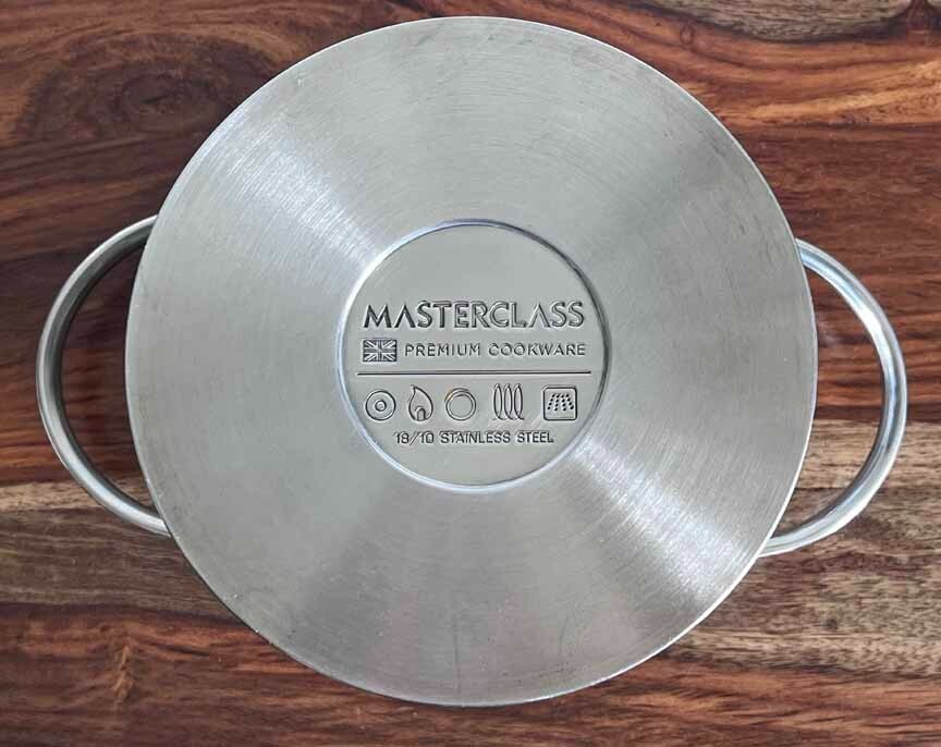 Masterclass Premium Cookware 2 Qt. Stockpot & Lid 18/10 Polished Stainless Steel