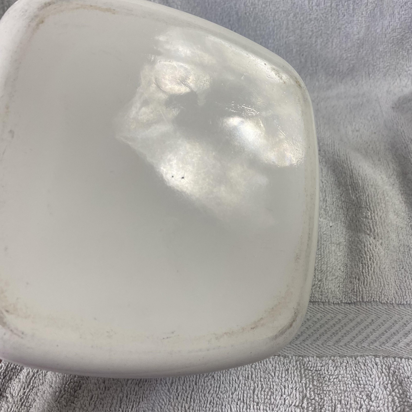 Vintage CorningWare Cornflower Blue Casserole Dish 1.5 Qt A-1 1/2-B White USA
