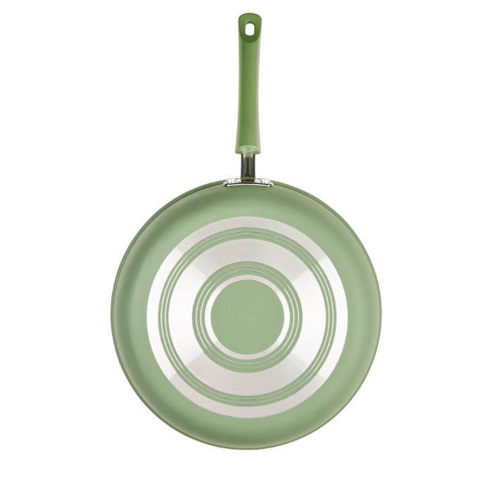 14 Piece Ceramic Nonstick Cookware Set with Cooking Tools, Dishwasher Safe,Green