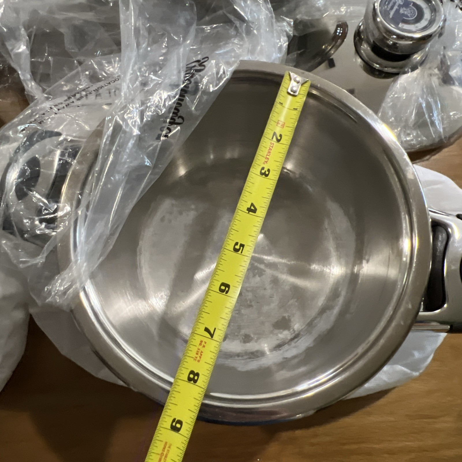 8 Pc Bachmayr Solingen Stainless Steel Pan Induction