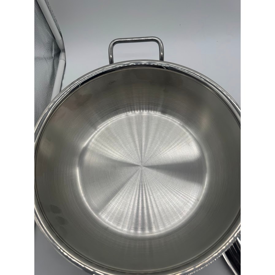 Silga Design Milano Teknika 18/10 Stainless Steel 28cm Casserole Pan with Lid