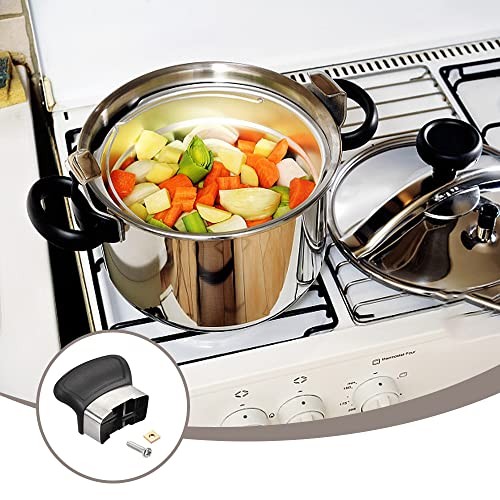 Pot Handles Replacement for Pots and Pans, Side Handle with Screw 2Pcs | Heat