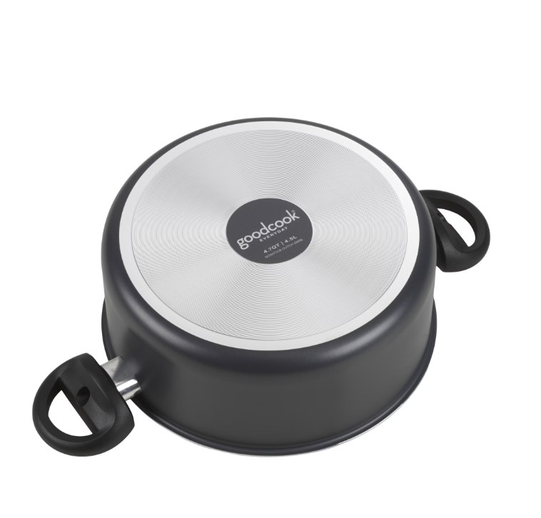 4.7Qt Aluminum Dutch Oven with Lid Classic Covered Cooking Pot Durable