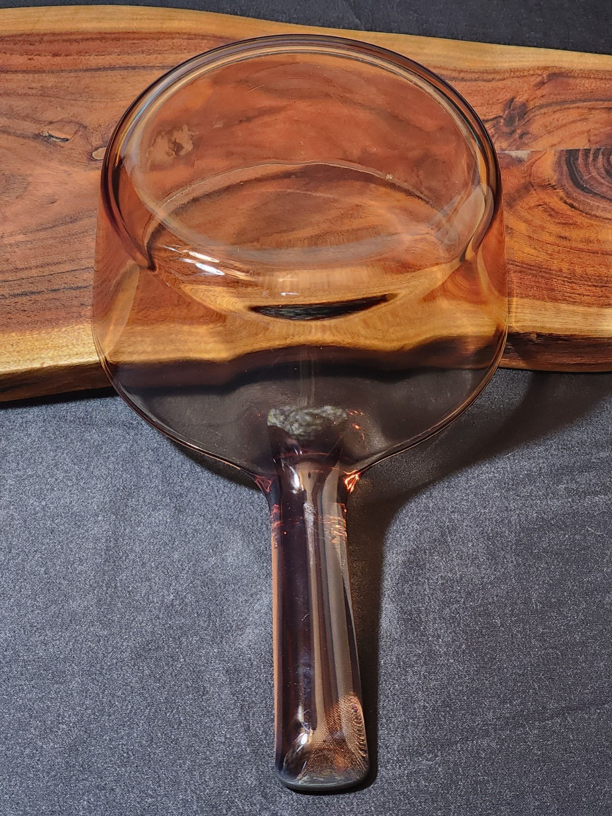 1970’s Visions Corning 1 Liter Saucepan V-1-B With Pyrex Lid P-8-1C Amber France