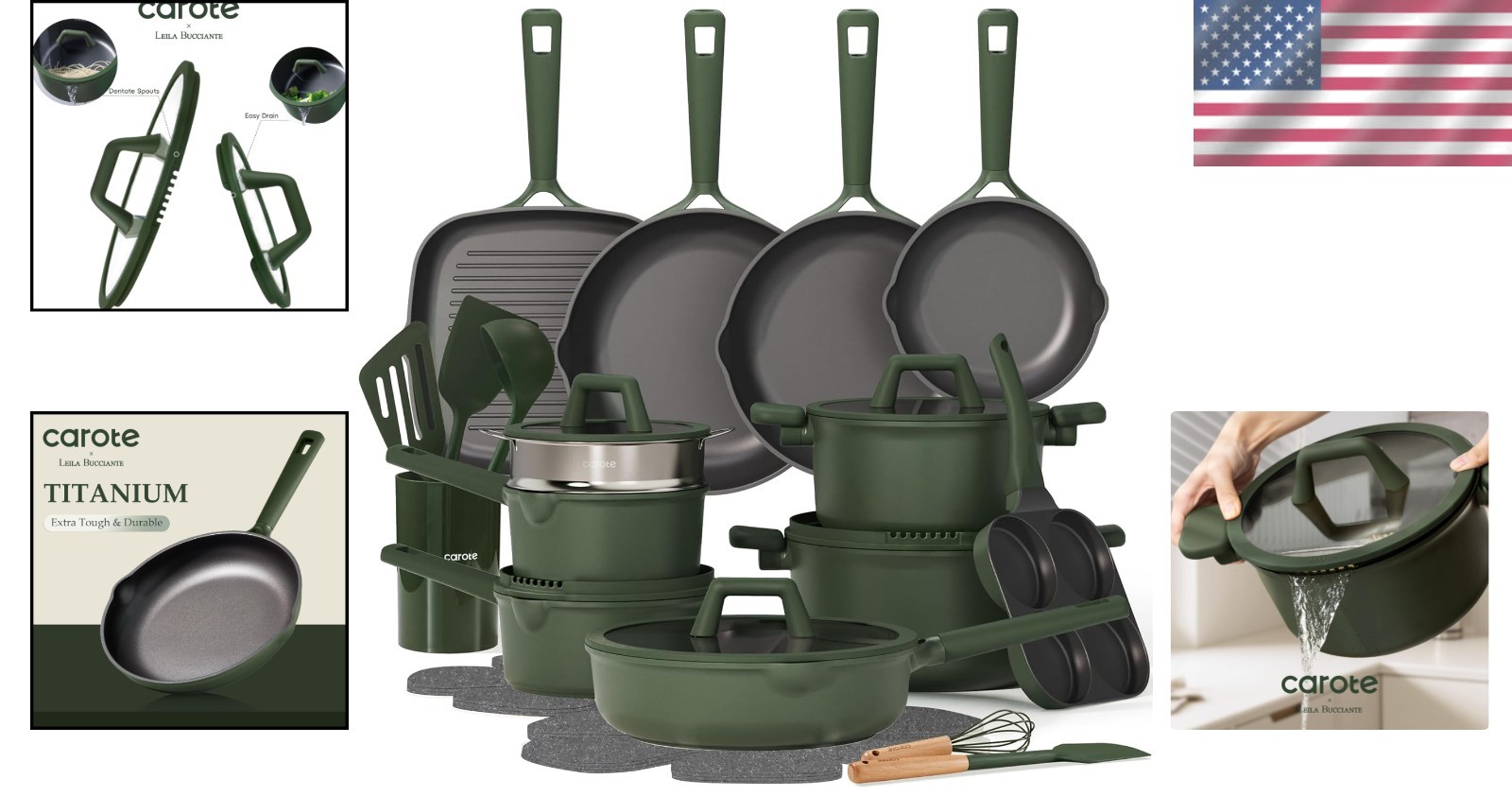 31PC Induction-Compatible Non-Toxic Cookware Set – Safe & Durable